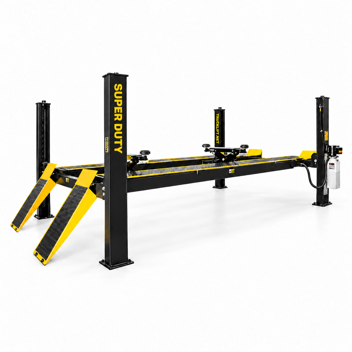 TRUCKLIFT.NET HDA14 14,000 lb Alignment truck lift — SUPER DUTY front-right post