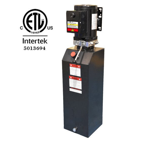 Power unit and reservoir