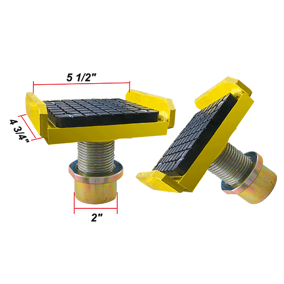 HDT18 — Optional extra-wide heavy-duty saddle adapters