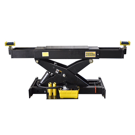 Optional 20,000 lb rolling jack
