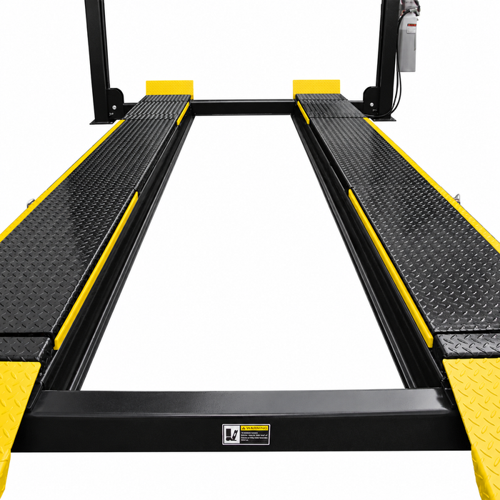 Non-slip diamond platforms come standard