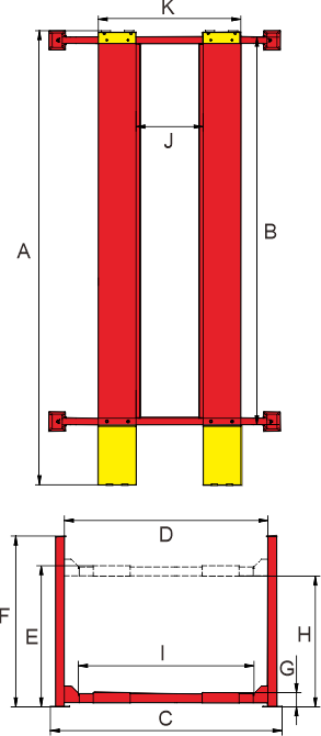 Dimension reference drawing